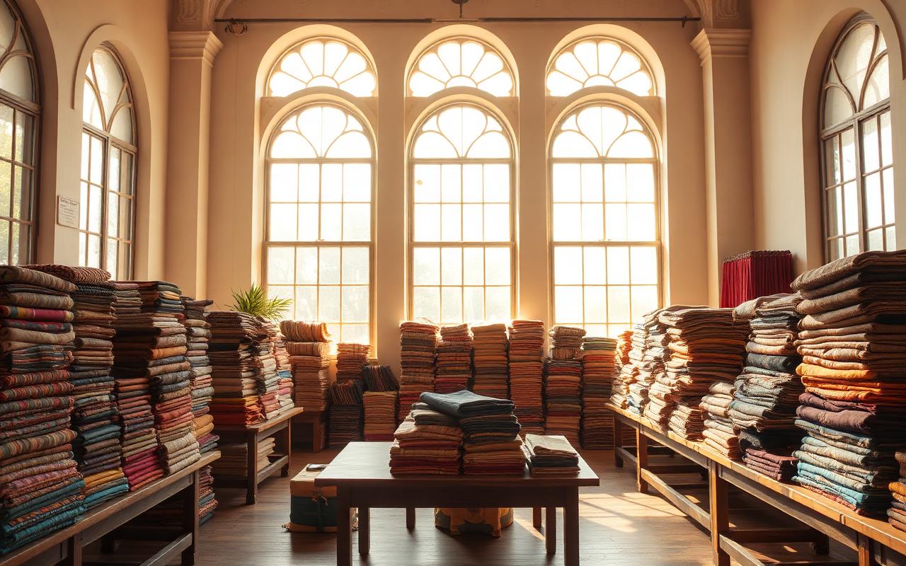 Mumbai textile showroom